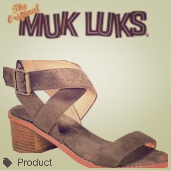 Muk Luks Shoes - 50% OFF MUK LUKS “YVONNE” SUEDE STRAP SANDALS SZ-9